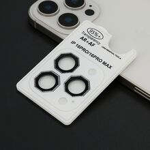 Folija za zastitu kamere OCTAGON DIAMOND - iPhone 16 Pro (6.3)/16 Pro Max (6.9) crna (MS).