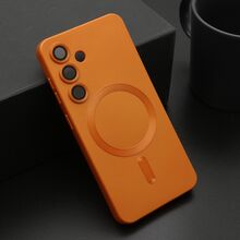 Zastitna futrola ELEGANT MAGSAFE - Samsung S931 Galaxy S25 5G narandzasta (MS).