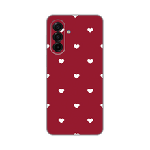 PRINT silikonska futrola skin (ultra tanka) - Samsung A175 Galaxy A17 Burgundy Hearts.