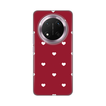 PRINT silikonska futrola skin (ultra tanka) - Huawei Honor Magic 7 lite Burgundy Hearts.