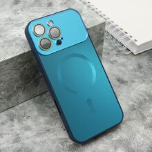 Zastitna futrola COLOR METAL MagSafe - iPhone 16 Pro Max (6.9) plava (small camera) (MS).