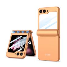 Zastitna futrola SMOOTH LINE - Samsung F741B/F761B Galaxy Z Flip 6 5G/Z Flip 7 FE 5G narandzasta (GKK case) (MS).
