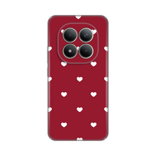 PRINT silikonska futrola skin (ultra tanka) - Xiaomi Redmi Note 15 Pro Plus 5G Burgundy Hearts.