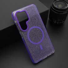 Zastitna futrola SPARKLING LOOK MagSafe - Samsung S948 Galaxy S26 Ultra 5G ljubicasta (MS).