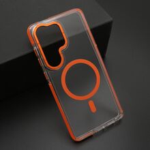 Zastitna futrola Transparent LOOK MagSafe - Samsung S948 Galaxy S26 Ultra 5G narandzasta (MS).