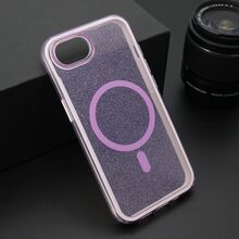 Zastitna futrola CRYSTAL MagSafe - iPhone 16e/17e (6.1) ljubicasta (MS).