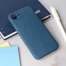 Teracell GIULIETTA silikonska futrola Magsafe - iPhone 16e/17e 6.1 plava.