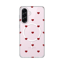 Zastitna futrola print Magsafe - Samsung A566 Galaxy A56 Red Hearts.