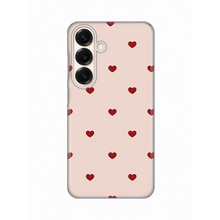 PRINT silikonska futrola - Samsung S931 Galaxy S25 Beige Hearts.