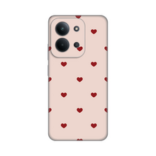 PRINT silikonska futrola - Xiaomi Redmi 15C 4G Beige Hearts.