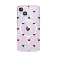 Zastitna futrola print Magsafe - iPhone 13/14 6.1 Red Hearts.