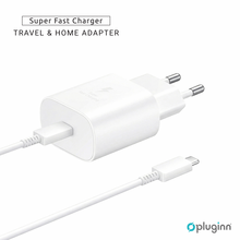 Kucni Punjac Pluginn AJ-25 KP-614C PD Fast 25W - Samsung sa PD Type C kablom CE beli.