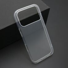 PROTECT silikonska futrola skin (ultra tanka) - iPhone 17 Pro providna (bela) (MS).