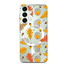 Zastitna futrola silikonska print MagSafe - Samsung A166 Galaxy A16 5G leaves (MS).