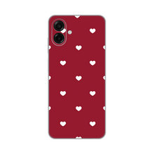 PRINT silikonska futrola skin (ultra tanka) - Samsung A075F Galaxy A07 Burgundy Hearts.