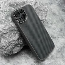 Zastitna futrola CARBON MagSafe - iPhone 13 (6.1) siva (small camera) (MS).