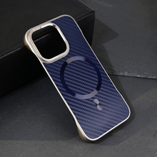 Zastitna futrola Magsafe Carbon - iPhone 16 Pro plava.