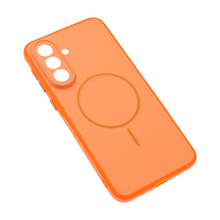 Zastitna futrola Magsafe mat Line - Samsung A376 Galaxy A37 narandzasta.