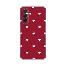 PRINT silikonska futrola skin (ultra tanka) - Samsung A376 Galaxy A37 5G Burgundy Hearts.
