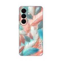 PRINT silikonska futrola - Samsung S941 Galaxy S26 Pastel Feathers.