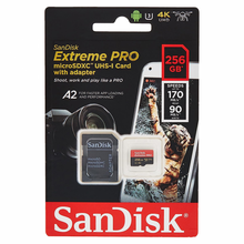 Memorijska Kartica SanDisk SDHC 256GB Extreme PRO 4K UHD V30 sa adapterom ZJCN.