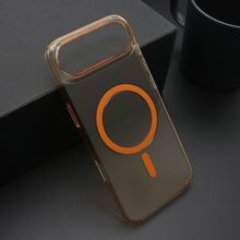 Zastitna futrola AMBER providna MagSafe - iPhone 17 Air narandzasta (MS).