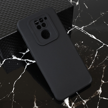 Teracell GIULIETTA silikonska futrola - Xiaomi Redmi Note 9/Redmi 10X 4G mat crna.