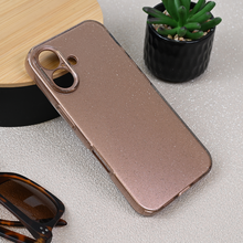 Zastitna futrola Sparkle Dust - iPhone 16 6.1 roze zlatna.