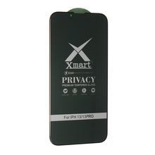 Tempered glass (zastitno staklo za ekran) X mart 9D Privacy - iPhone 13/13 Pro/14/16e/17e 6.1.