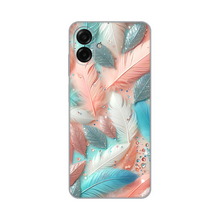 PRINT silikonska futrola - Samsung A075F Galaxy A07 Pastel Feathers.