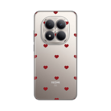 PRINT silikonska futrola - Xiaomi Redmi Note 15 Pro Plus 5G Red Hearts.