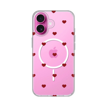 Zastitna futrola print Magsafe - iPhone 16 6.1 Red Hearts.