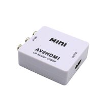 Adapter AV na HDMI beli MINI (MS).