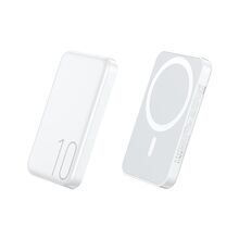 Back Up baterija (univerzalna) MagSafe REMAX Usion RPP-65 PD20W + wireless 15W 10000mAh beli (MS).