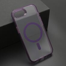 Zastitna futrola COLOR okvir MagSafe - iPhone 16e/17e (6.1) ljubicasta (MS).