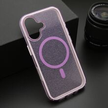 Zastitna futrola CRYSTAL MagSafe - iPhone 17 ljubicasta (MS).