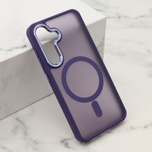 Zastitna futrola SILKY MAGSAFE - Samsung S921 Galaxy S24 5G ljubicasta (MS).
