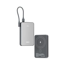 Back Up baterija (univerzalna) Magsafe Moxom MX-PB194 fast charge 22.5W + wireless 15W type C 10000mAh srebrni (MS).
