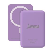 Back Up baterija (univerzalna) MagSafe Superior 15W 5000 mAh ljubicasti (MS).