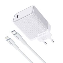 Kucni punjac Moxom MX-HC293 20W Type-C na Lightning beli (MS).