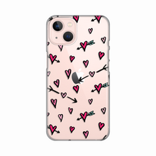 PRINT silikonska futrola skin (ultra tanka) - iPhone 13 Hearts Pattern.