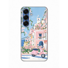 PRINT silikonska futrola - Samsung S931 Galaxy S25 Pink Italy.