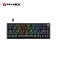 Tastatura Mehanicka Gaming Fantech MK614 Atom x66 Retro crna (ice apricot switch).