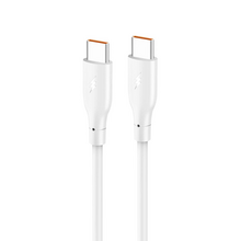 Data kabl KONFULON DC67, 60W, Type C na Type C beli 1m.