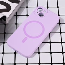 Zastitna futrola Magsafe Pure color - iPhone 15 6.1 lila.