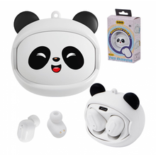 Bluetooth slusalice Panda bele.