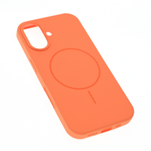 Zastitna futrola Magsafe Pure color - iPhone 16 6.1 narandzasta.