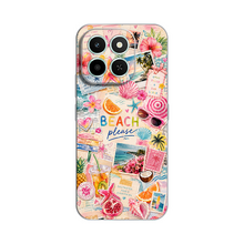 PRINT silikonska futrola skin (ultra tanka) - Huawei Honor X6c Beach Please.