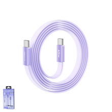 Data kabl REMAX Ultimate Series CB35 65W Ultra-Thin Fast Charging Type C na Type C 1.2m ljubicasti.