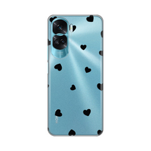 PRINT silikonska futrola skin (ultra tanka) - Huawei Honor 90 Lite Hearts.